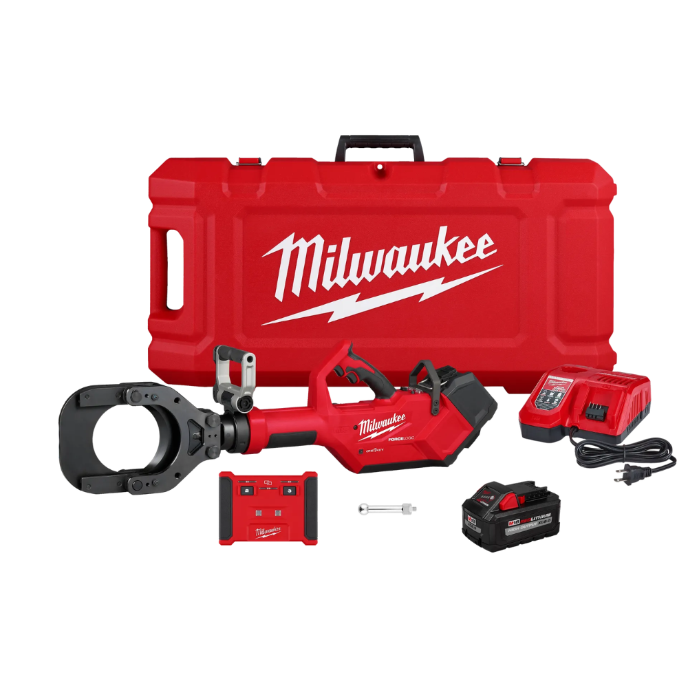 Milwaukee M18 FORCE LOGIC 5” Underground Cable Cutter w/ Wireless Remote